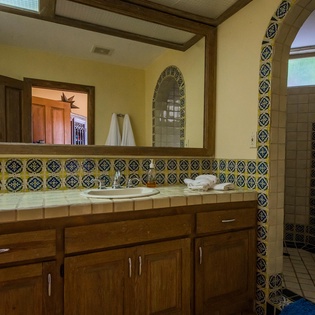 En suite bathroom