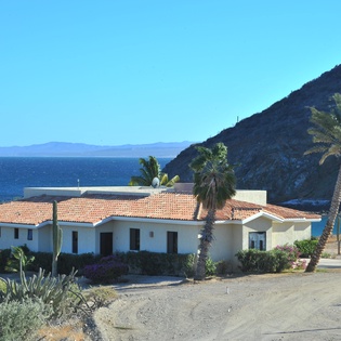 Exterior of villa