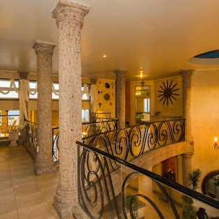 Upstairs walkway