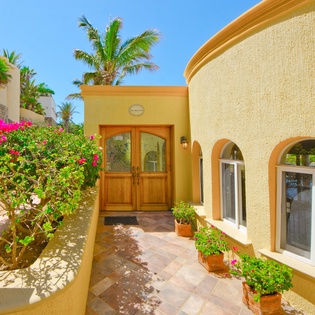 Exterior view of villa