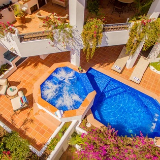 Pool and Jacuzzi