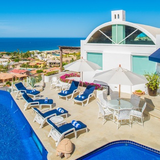 Ariel pool view