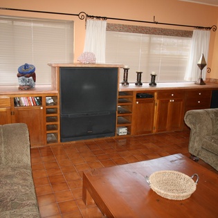 Living room with TV