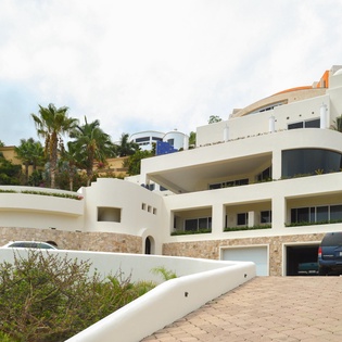 Exterior view of villa