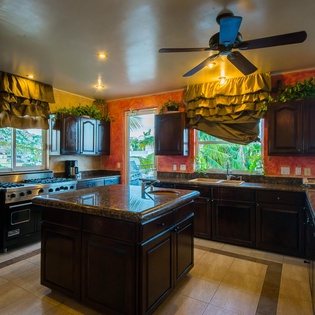 Gourmet kitchen island
