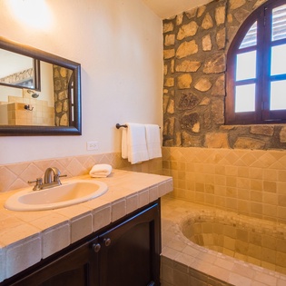 En suite bathroom