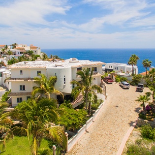 Side villa view