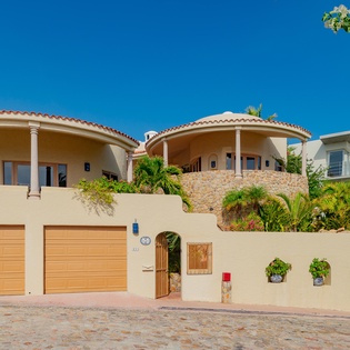 Exterior of villa