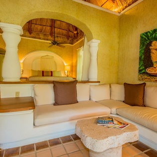 En suite sitting area