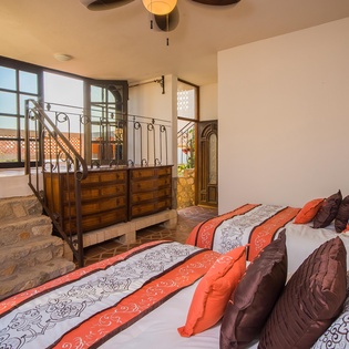 Suite with two double beds