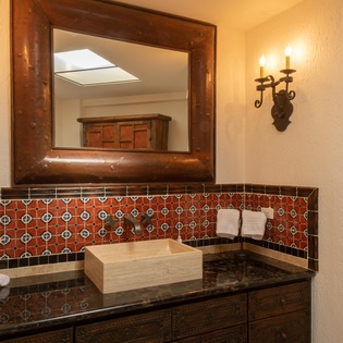 En suite bathroom