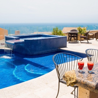 Pool and Jacuzzi