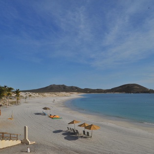 Relaxing beach