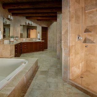 Master suite bathtub