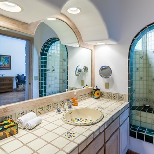 En suite bathroom
