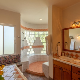 En suite bathroom