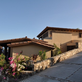 Exterior of villa