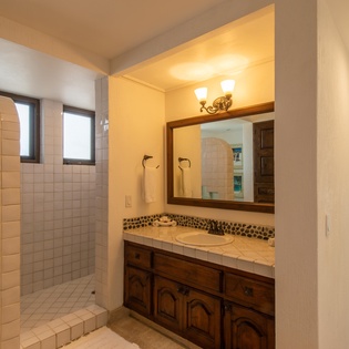 En suite bathroom