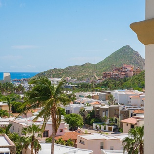 City and ocean views
