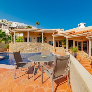 Exterior with pool view