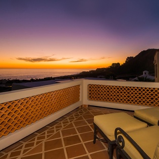 Sunset ocean views