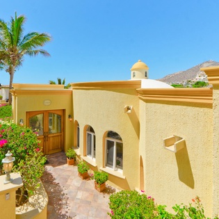 Exterior view of villa