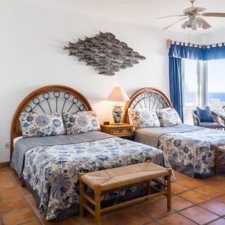 2 Bed suite with patio access