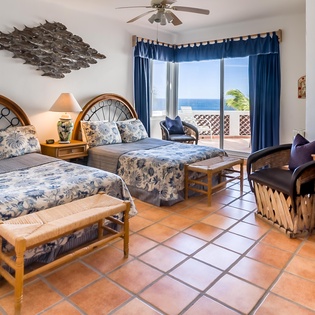 2 Bed suite with patio access