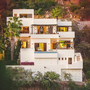 Bird's Eye View of Villa