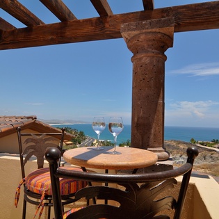 Terrace with incredible views