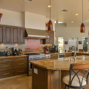 Gourmet kitchen