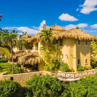 Exterior view of villa