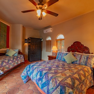 Bedroom suite with extra bed