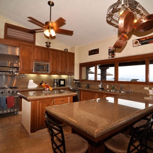 Kitchen and dining area