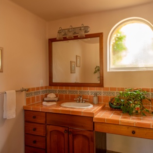 En suite bathroom