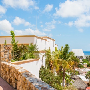 Exterior view of villa