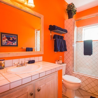 En suite bathroom