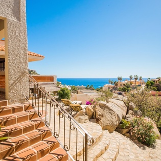 Stairs to separate suite entrance