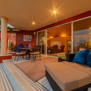 Covered patio