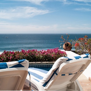 Ocean view patio