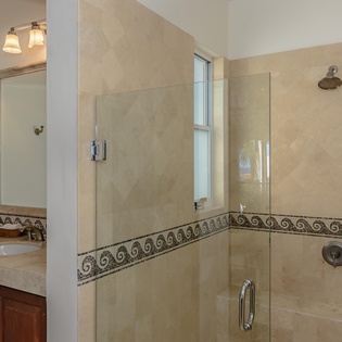 En suite bathroom