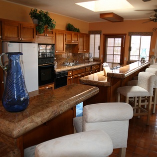 Extended bar seating