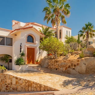 Exterior of villa