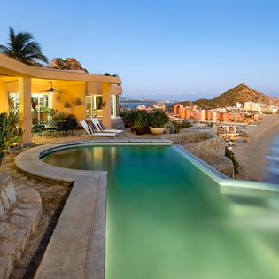 Pool view of Lands End