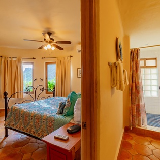 Bedroom suite and bathroom