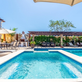 Pool and Jacuzzi patio