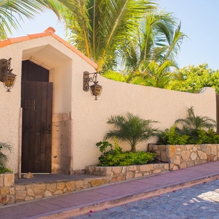 Villa entrance