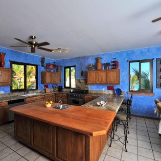 Kitchen with dining area