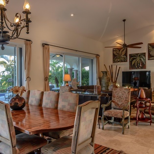Dining and living room