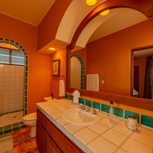En suite bathroom